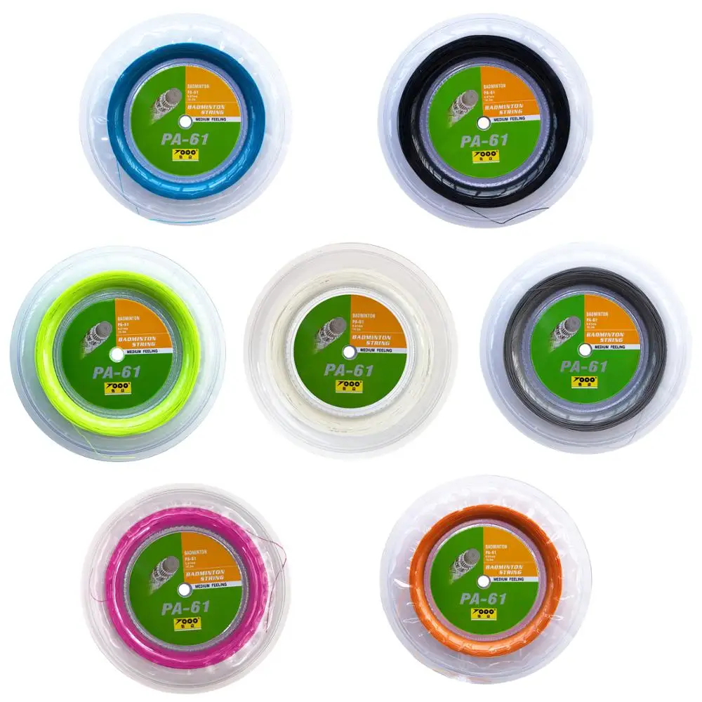 thinnest badminton string