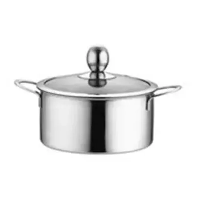 Soup Pot Milk Stainless Steel Snow Pan Right Angle Shabu-shabu Non-stick Cooker Porridge Induction Instant | Дом и сад
