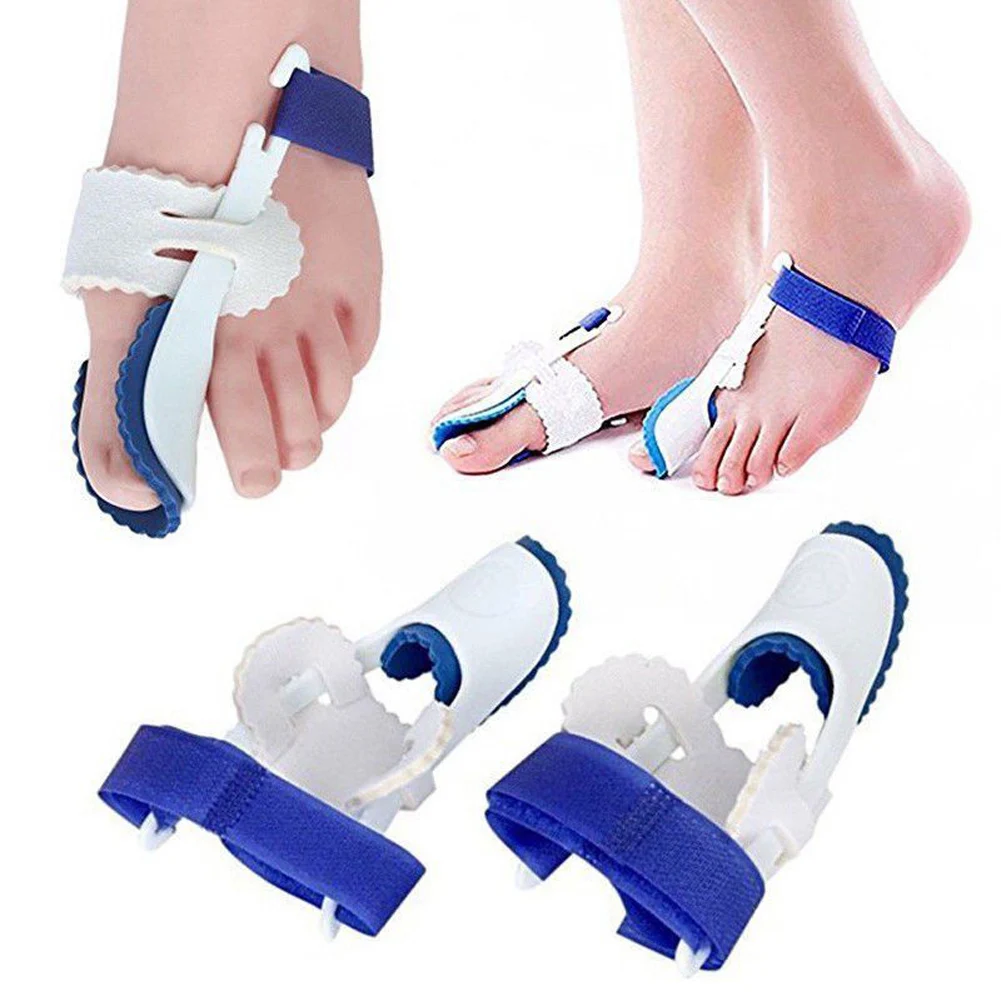 1 пара разделитель пальцев распрямитель Bunion Hallux корректор для косточки на ноге шина ортопедический, облегчающий боль подтяжки инструмент для ухода за ногами JS11