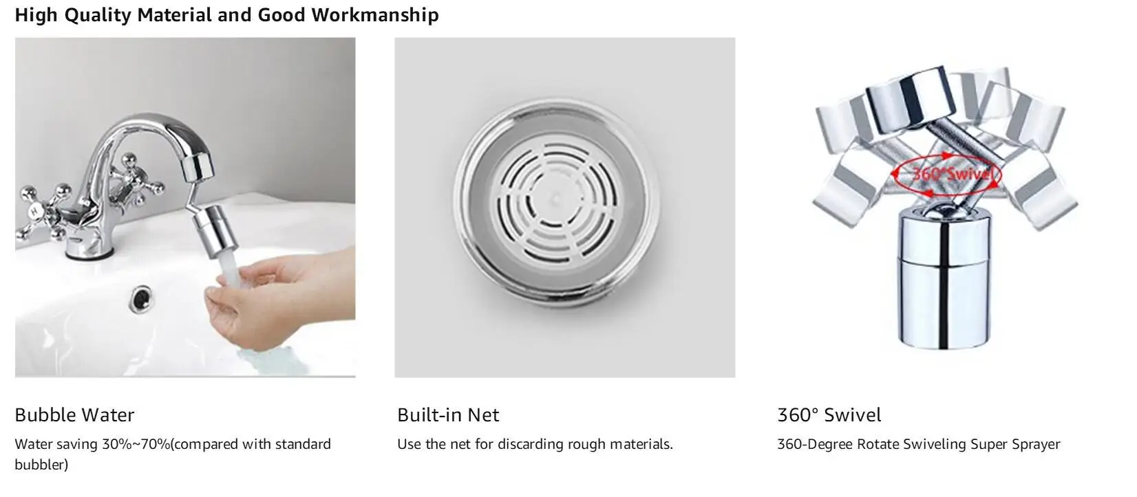 Kitchen & Bathroom Faucet Aerator