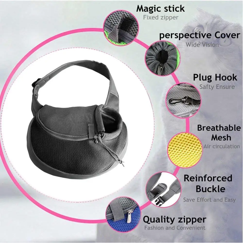 Pet Dog Cat nosidło oddychająca podróż bezpieczna torba ze sznurkiem Puppy Kitten Outdoor Mesh Oxford Single Comfort torebka kosmetyczka Tote 2 Pet Dog Cat nosidło oddychająca podróż bezpieczna torba ze sznurkiem Puppy Kitten Outdoor Mesh Oxford Single Comfort torebka kosmetyczka Tote 2