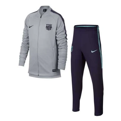 Chandal Nike Barcelona 2018-19 Gris Marino Junior