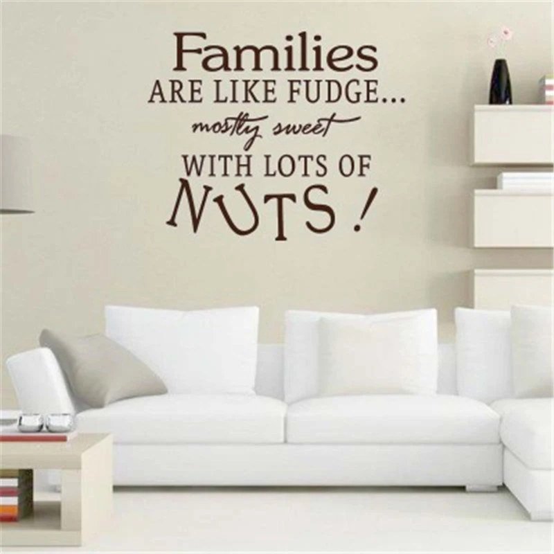 Living Room Wall Sayings Families Phrases Quotes Wall Stickers Home Decor Living Room Family Quotes  Sayings Words Wall Decal Art Murals Adesivo De Parede - Aliexpress Home &  Garden