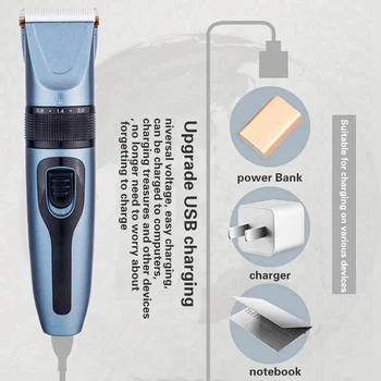 

Electric Pet Dog Hair Cutting Trimmer With Digital Display Screen Rechargeable Cat Hair Cutter Machine Shaver Scissor Clipper