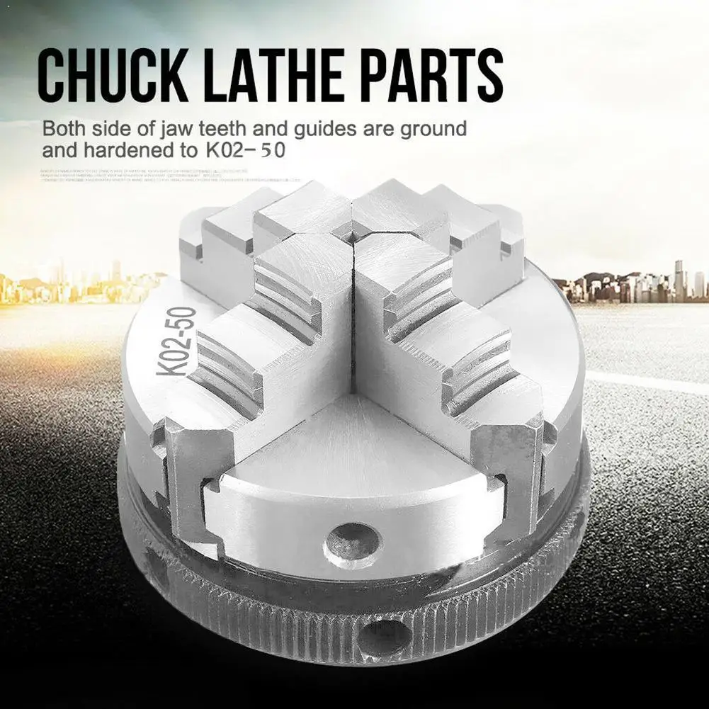 

Lathe Chuck 50mm Mini 4 Jaw Reversible Self-Centering Thread Lathe K02-50 Metal Chuck For Woodworking Torno Mount S6V1