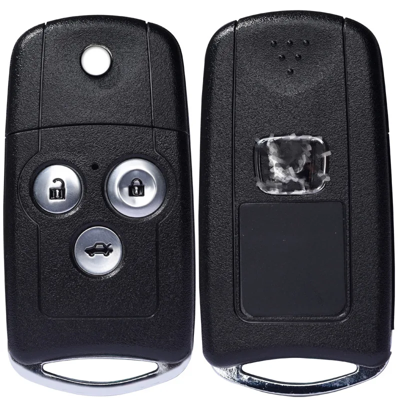Remote Key Shell 2/3 Buttons For Honda Civic Accord Jazz CRV HRV CRZ For Acura TL TSX ZDX RSX Flip Folding Key Car Accessories