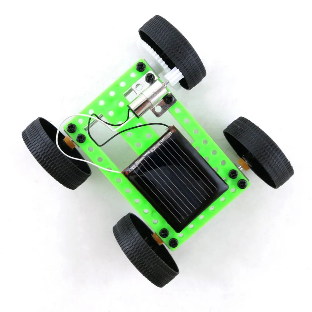 

1 Set Mini Solar Powered Toy DIY Car Kit Children Educational Gadget Hobby Funny