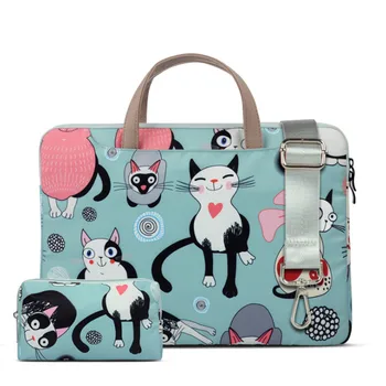

Cute Cat Laptop Bag Case For HP Pavilion Spectre x360 15.6 13.3 Inch Handbag Sleeve Cover For 13 15" Touchscreen Laptop PC Bags