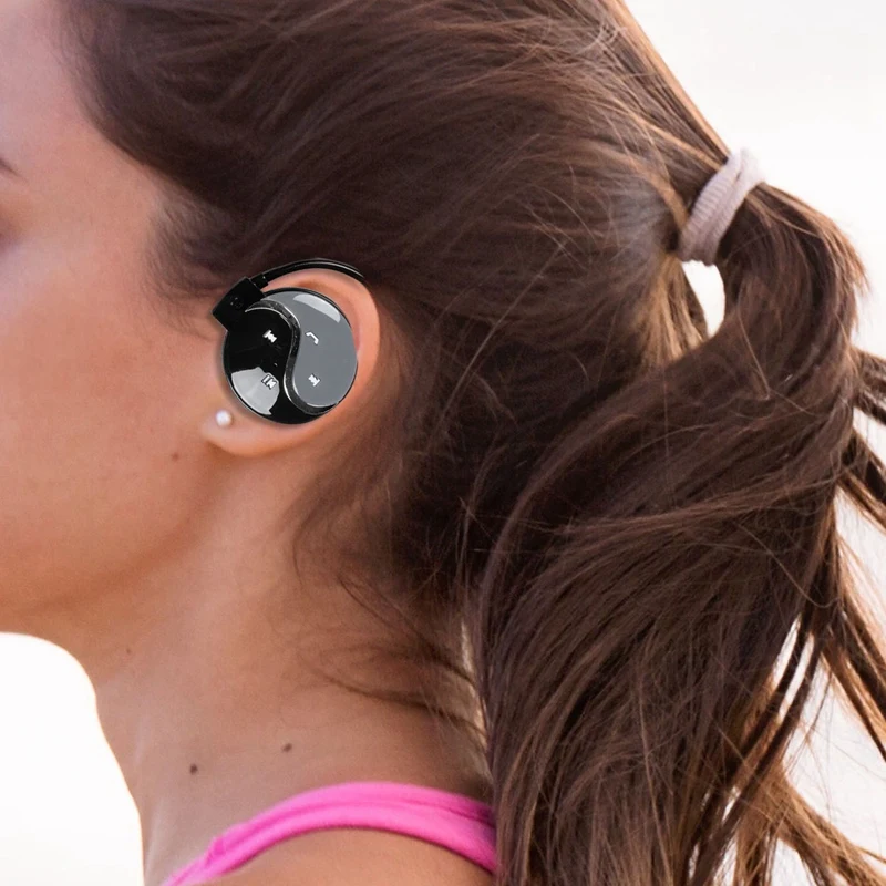 Мини 603 беспроводные Bluetooth наушники спортивные стерео fm радио Mp3 музыкальный