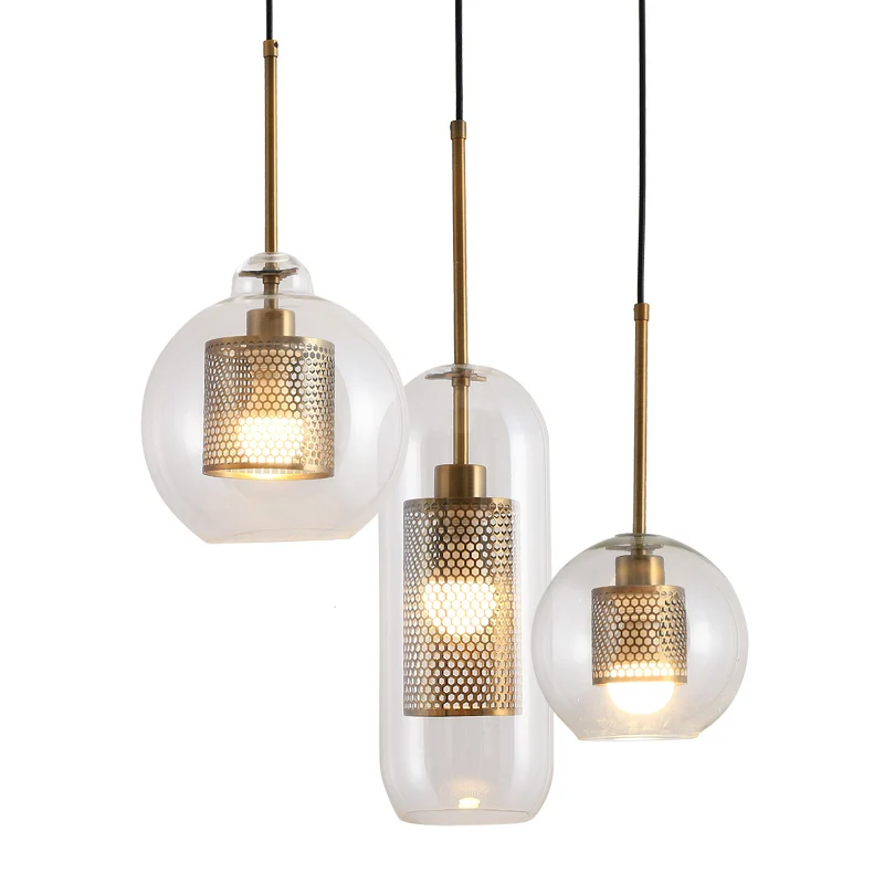 

Europe Concise Wind Restaurant Model Between Household Bedside Hallway Originality Personality Post Modern Glass A Chandelier