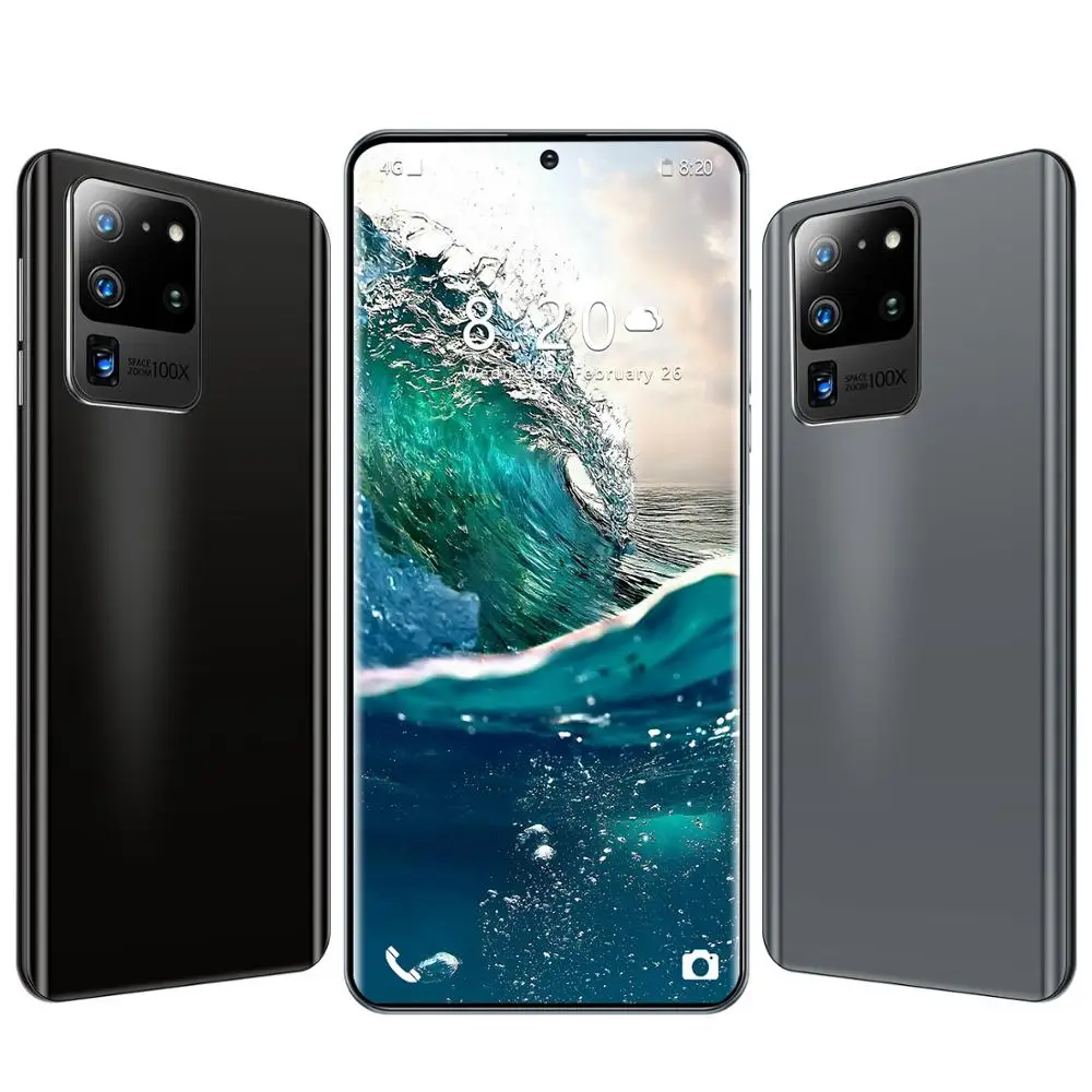 US $114.19 Hot Sell Gala S20 4G5G Smart Phone Network 8GB RAM 128GB ROM Octa Newest Core Cellphone 4 Camera Snapdragon 855 S20U