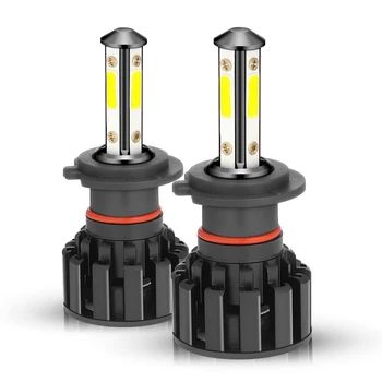 

ANYHOW 6000K LED Car Headlights For 8000LM H4 H7 4 Side Lights 5202 H13 H11 9007 9005 9006 COB Bulb Headlights Car Lights 2020