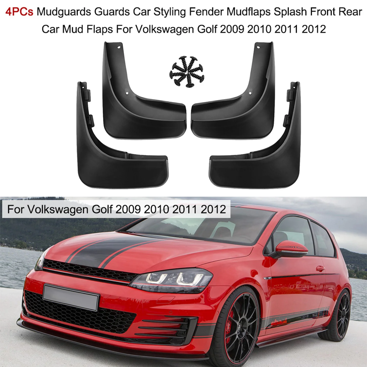 4 шт. брызговики для Volkswagen Golf 2009 2012|Грязезащита| |