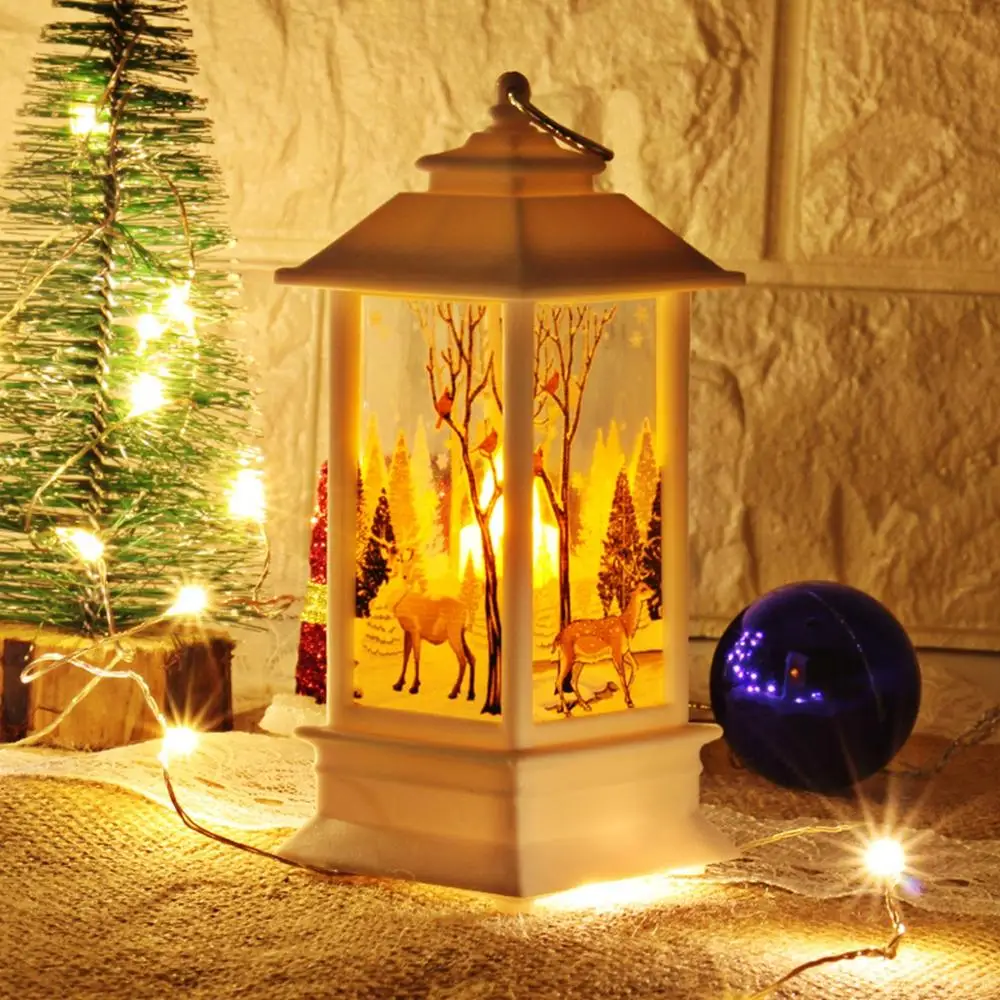 Веселые рождественские украшения для дома на светодиодах в виде рождественской елки украшения Рождественские декоративный подсвечник рождественские подвесные светильники год