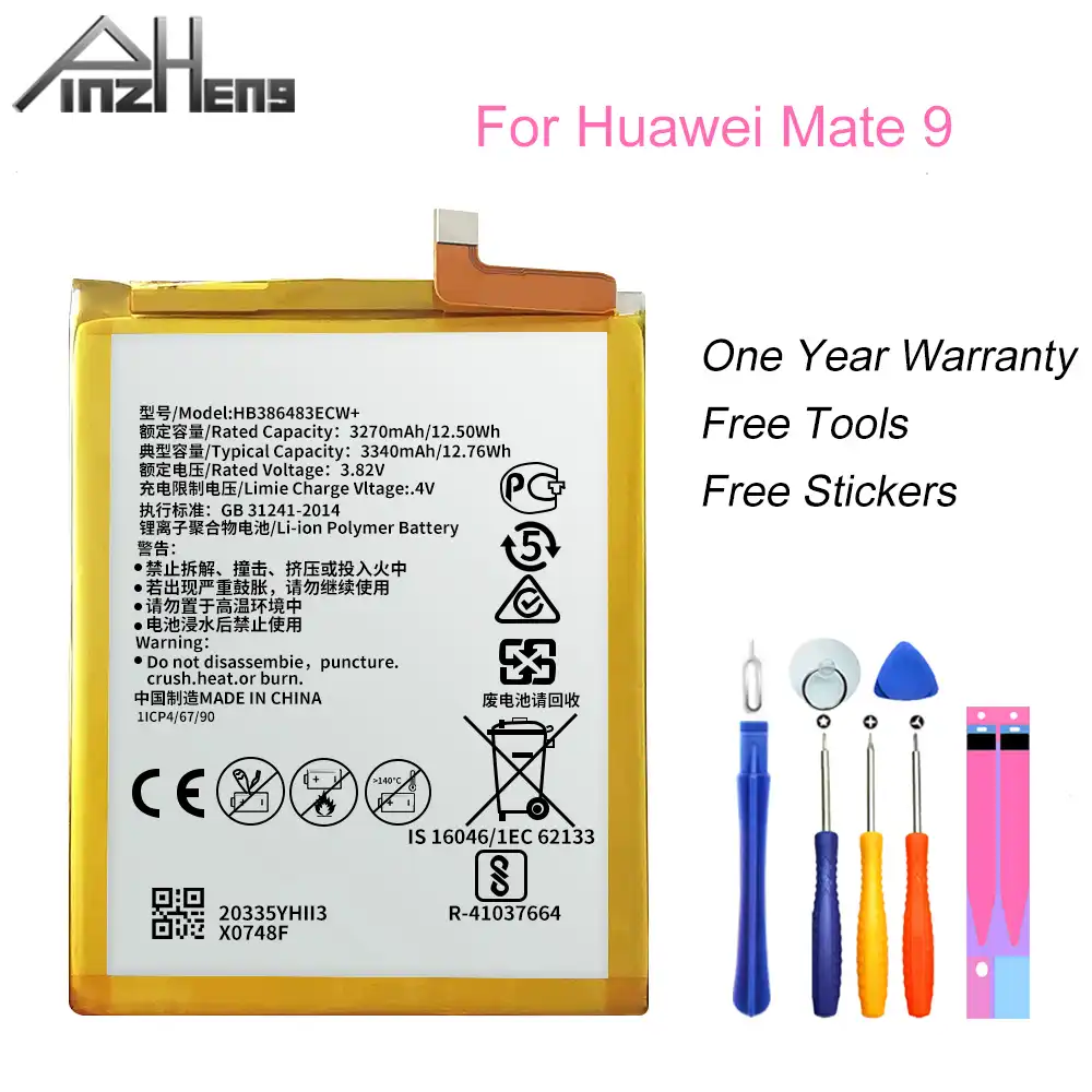 Pinzheng 4000mah Hb3864ecw Battery For Huawei Honor 6x Mate 9 Lite Gr5 Replacement Mobile Phone High Quality Battery Mobile Phone Batteries Aliexpress