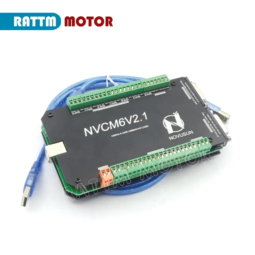 Controle de movimento, 6 eixos, 200khz, nvcm,