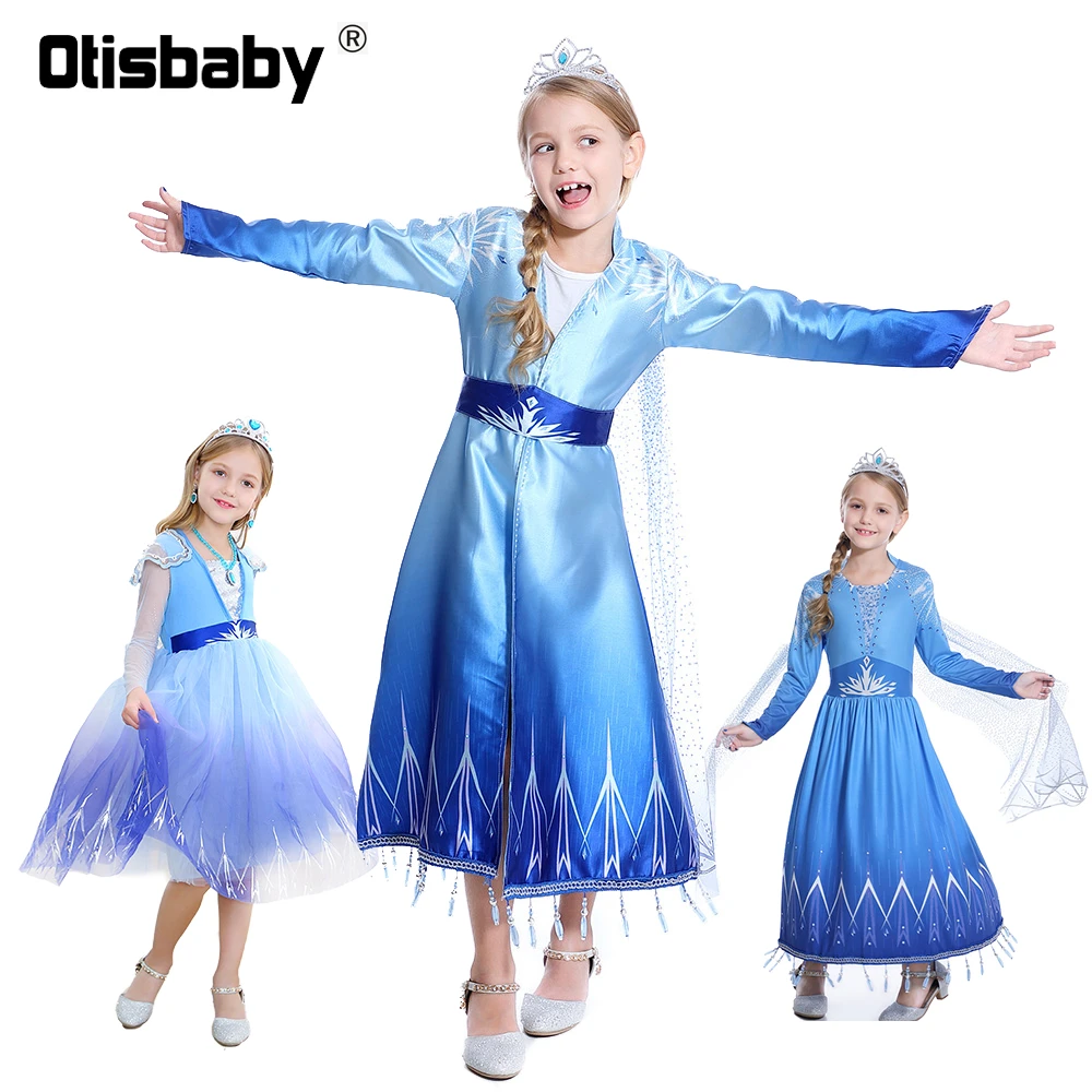 Deguisement D Hiver Elsa A Manches Longues Pour Filles Robe D Hiver Costume Pour Fete De Carnaval Pour Nouvel An Aliexpress