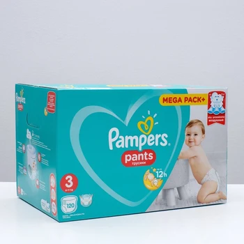 

Diapers panties "Pampers" Midi, 6-11 kg, 120 pcs 1227736