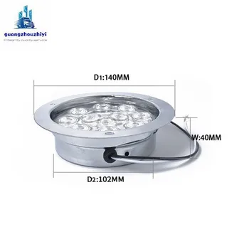 

12 LED White Round Reverse Brake Turn Signal Rear Tail Light Trailer RV for Truck Reverse Lights