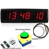 Big Electronic Led Countdown Timer Stopwatch Clock With Line Switch Button Reset To Zero Remote Speech Contest Game Gym Timer 2