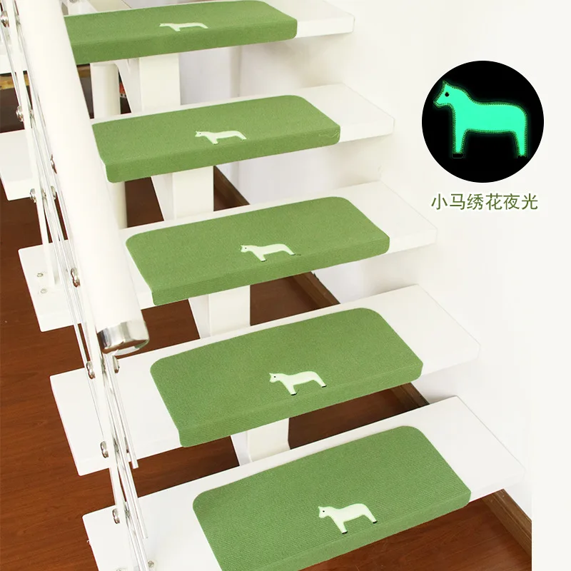 Трансграничной для лестницы коврика ночник ta Аюми dian без клея самоклеящиеся ночник твердый деревянный верх Класс анти-скольжения с вышивкой