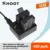 SHOOT Dual Port Battery Charger with 2pcs 900mAh Battery for Sjcam M10 Sj4000 Sj5000 Sj 5000 Action Camera Sj9000 Аксессуар
