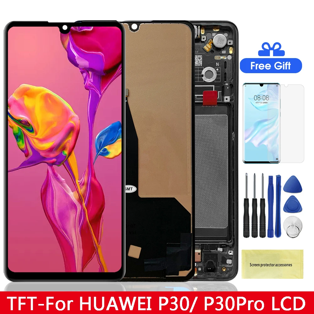 P30 P30Pro ЖК-дисплей для Huawei Pro VOG-L09 L29 TL00 Dsplay сенсорный экран дигитайзер Запчасти ELE-L29