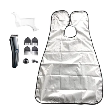 

Hair Cutting Kit USB Charging Hair Clipper Hair Trimmer Guide Comb Beard Shaping & Styling Template Hair Cutting Cape