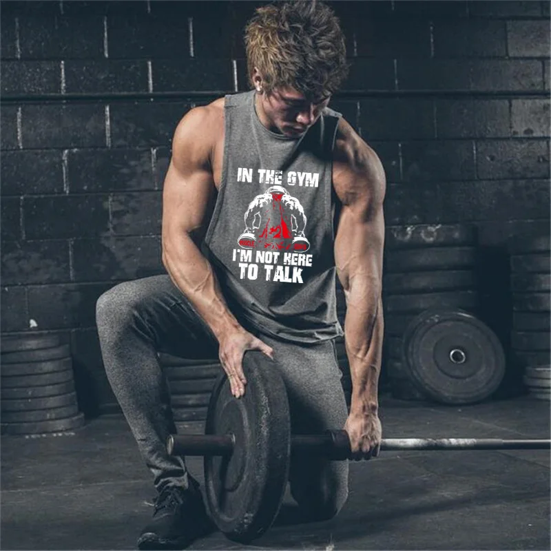Джогонг жилет облегающая футболка без рукавов майка с Для мужчин тренажерный зал
