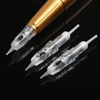 

50pcs/lot Professional dermografo microblading needle cartridges 1/3/5/7RL micro needle for rotary micropigmentacion machine