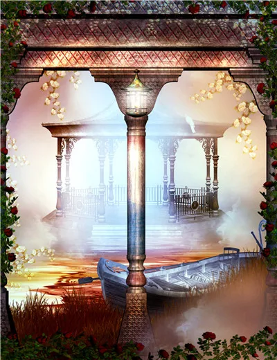 

SHENGYONGBAO Vinyl Custom Fairy Tale Photography Backdrops Props Children and baby theme Photo Studio Background 20702-45