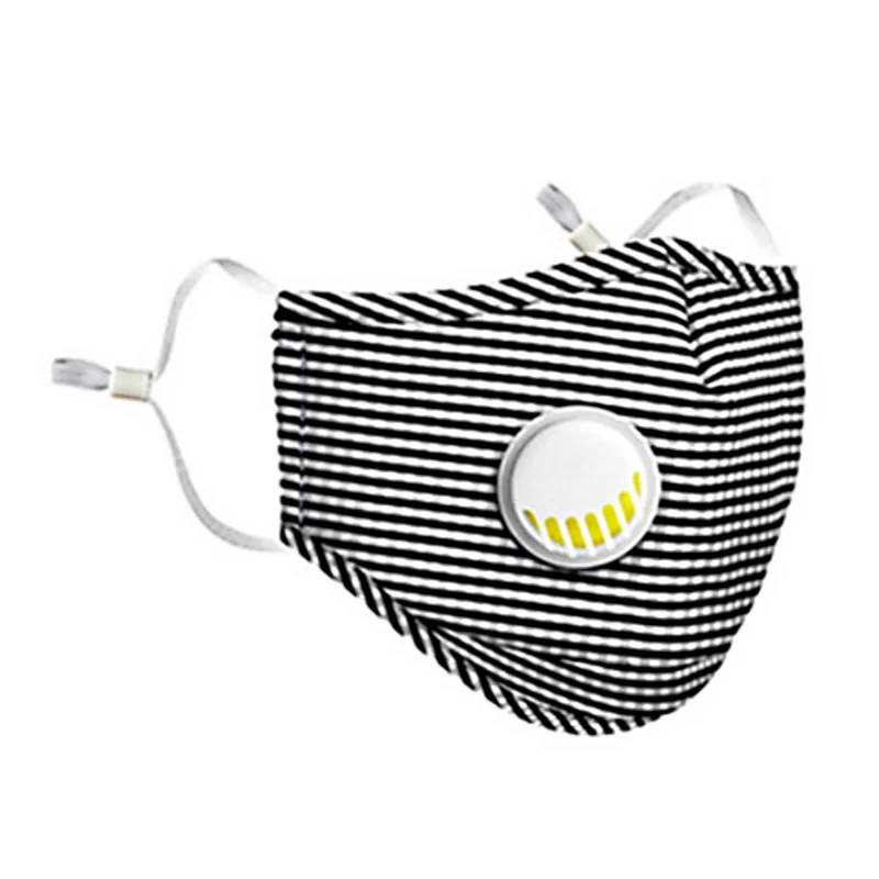 

Soft Cotton Dust Mask With breathing valve, Anti Haze PM2.5 Replaceable Filter Mask Reusable Masks Multiple Options
