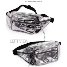 Модный Лазерный пояс Сумка для женщин кожаная поясная сумка модная винтажная Женская Повседневная поясная сумка на плечо нагрудная сумка 4