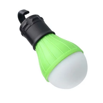 

Portable 3 Levels LED Lantern Tent Light Bulb for Camping Hiking Fishing Emergency Battery Powered Light (Green)