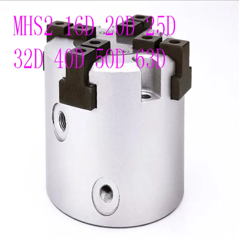 

MHS2 16D 20D 25D 32D 40D 50D 63D Parallel Style Air Gripper 2 Finger Rotating Double Act Jaw Cylinder Bore 16-63mm