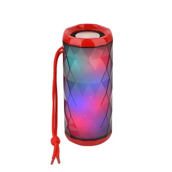

Wireless Bluetooth Speaker Smart Cylindrical Shining Colorful Lights New Style Loudspeaker Box