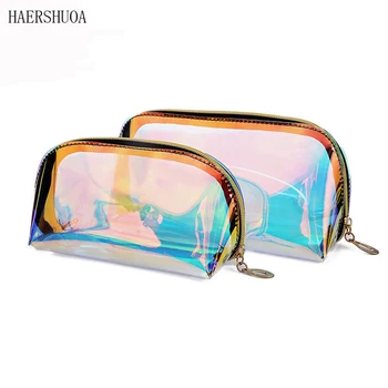 

Trendy Lady Fashion Cosmetic Bag, Cosmetic Bag With Pink Laser Seal, Storage Bag, Storage Box, Convenient Cosmetic Bag,