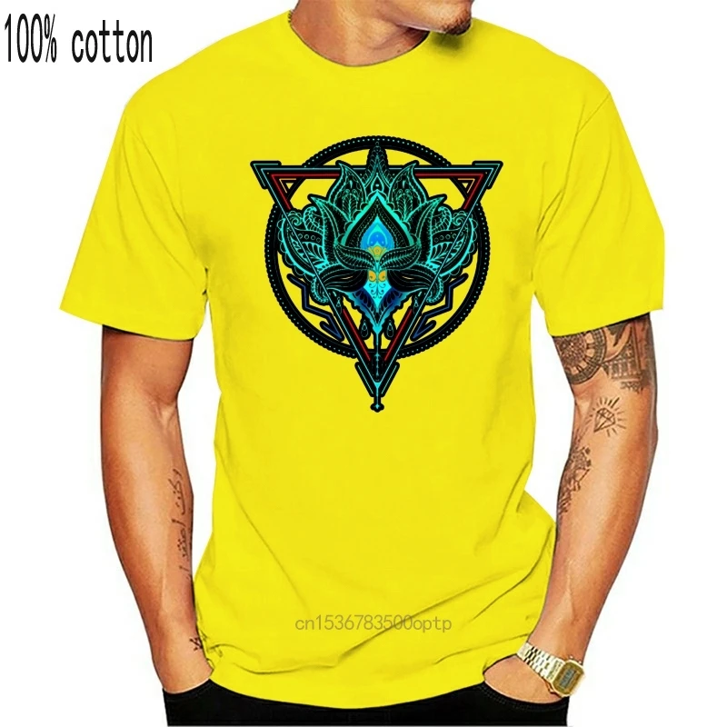 Men's High Quality Slim Fit T Shirts The Flower Of Life Lotus Samsara ...