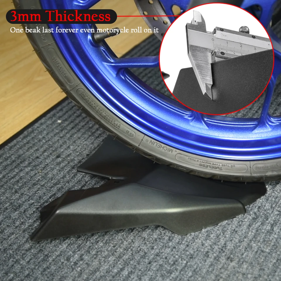 Parafango Anteriore Moto Asixxsix – Estensione Cono Becco Per FJ-09, MT-09 Tracer E Tracer 900 GT, In ABS Premium
