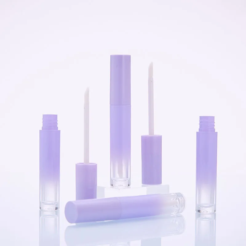 

5ml Lip Gloss Tubes Lipstick Tube Lip Glaze Gradient Purple Empty Tube High Quality Lip Gloss Container