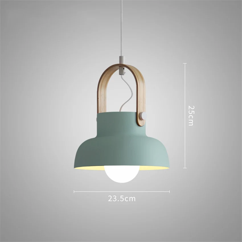  Nordic Loft LED Iron Pendant Light Modern Bedroom Simple Hanging Lamp for Dining Room Home Lighting - 4000161036976