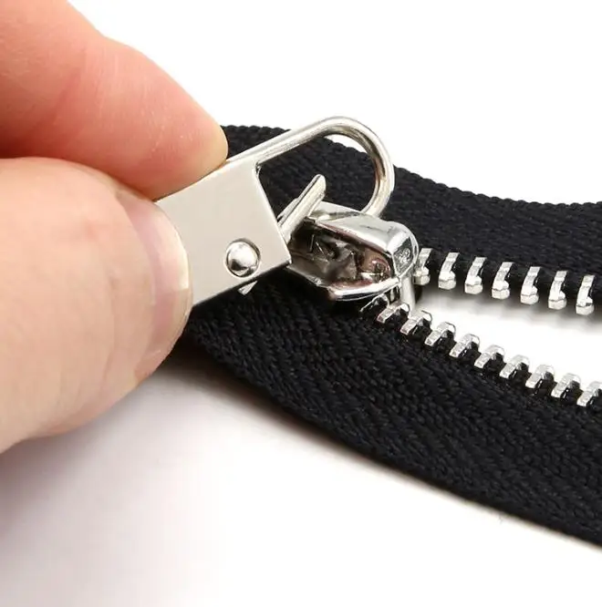 4Pcs Fashion Metal Zipper head Zipper lightning Repair Kits Pull for Slider DIY Sewing Craft sewing Kits Metal Zip