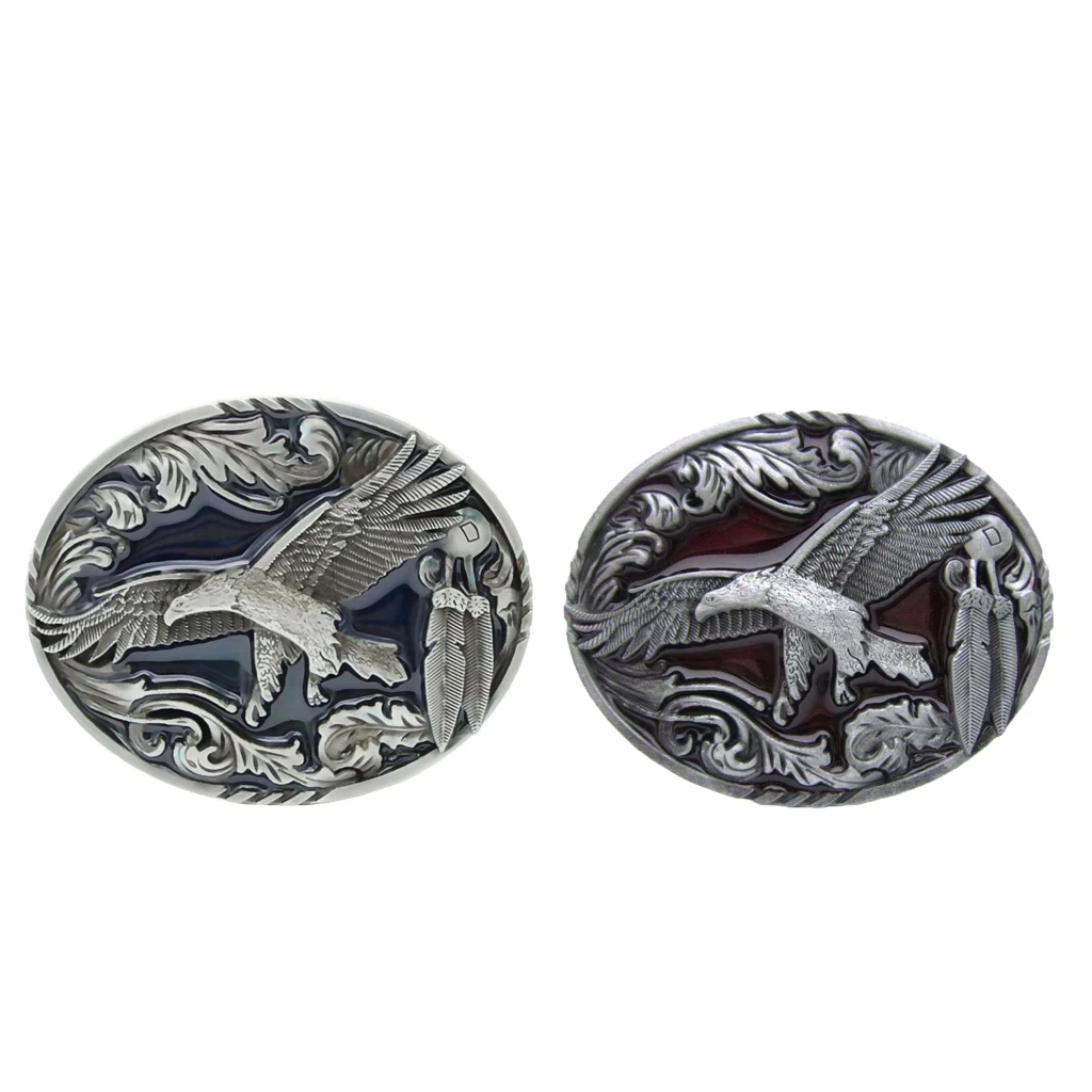 Fashion Belt Buckle American Western Cool Cowboy Style Belt Buckle Eagle Buckle Belt head Mens
