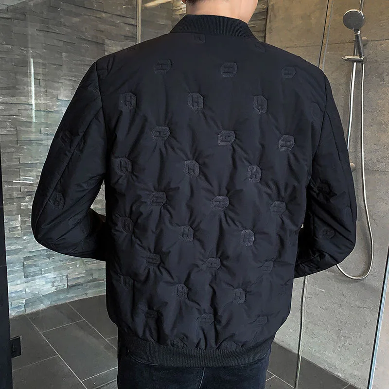 Chaqueta gruesa de invierno para hombre, abrigo masculino de Abrigo acolchado, corte ajustado, con cuello levantado, 7XL, 6XL