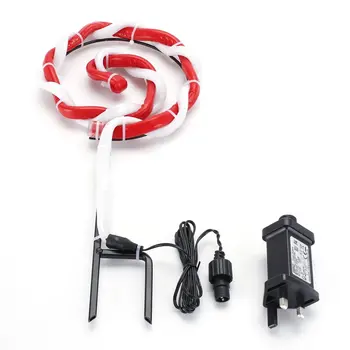 

ICOCO Neon Sign Light Lollipop Shape Design Night Lamp Wall Light Coffee Bar Mural Crafts Neon Sign Room Home Decorations Sale