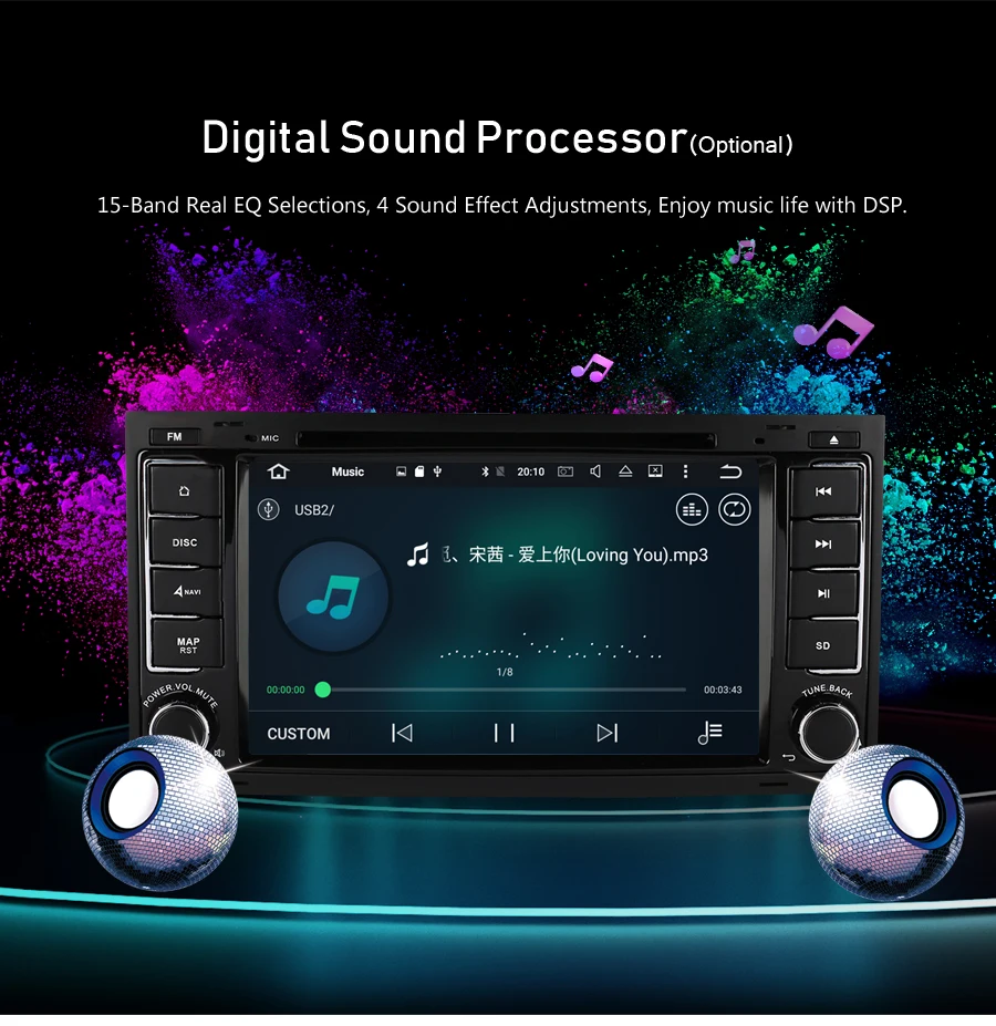 Cheap Octa Core Android 9.0 Car Radio GPS Navigation Player For Volkswagen Touareg T5 2004-2011 DVD Stereo Video WIFI Multimedia 7