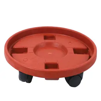 

1pc Removable Flower Pot Stands Plant Pallet Caddy Planter Pot Mover Plant Pot Pallet Dolly Caster with Wheels