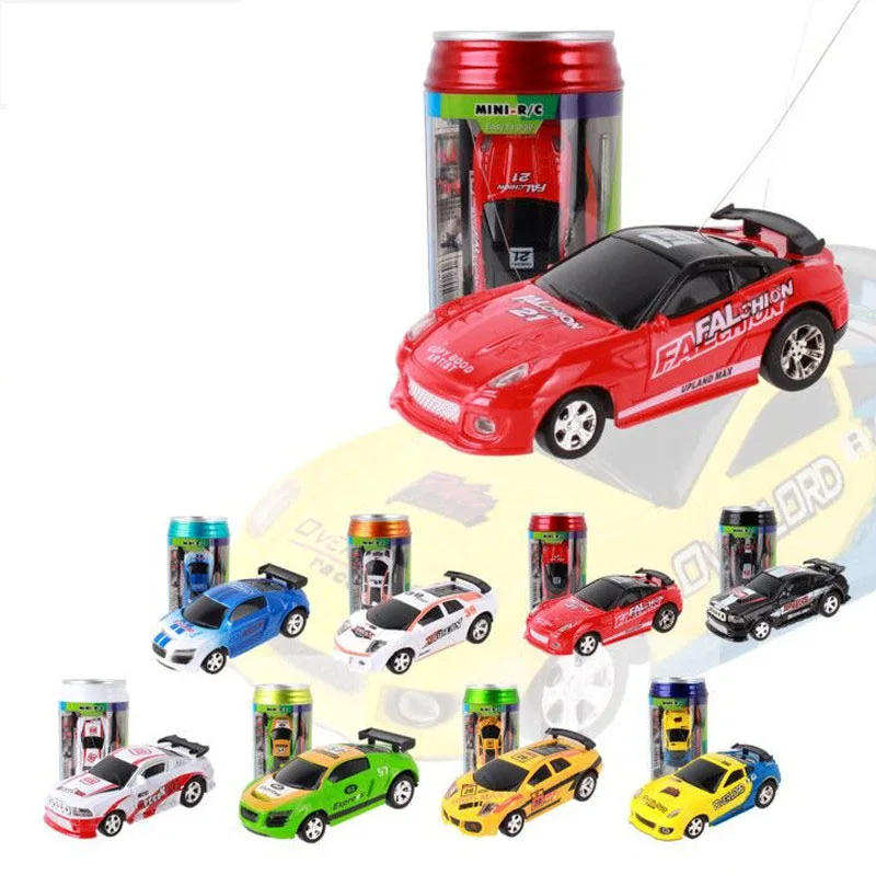 

1:64 Mini Canned Rc Cars Speed Racing Electric Four-way Model Racing Control Remoto Toy Car