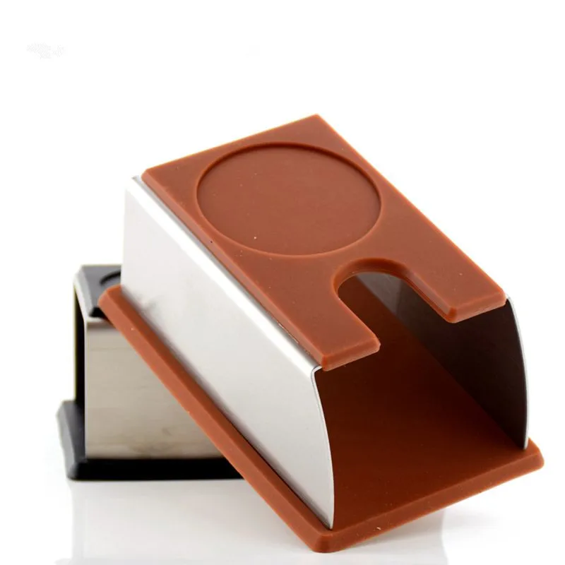 

New Arrivals 304 Stainless Steel Silicone Tamper Mat Manual Coffee Silicone Pad Tamping Mat Silicone Fluted Coffee Mat
