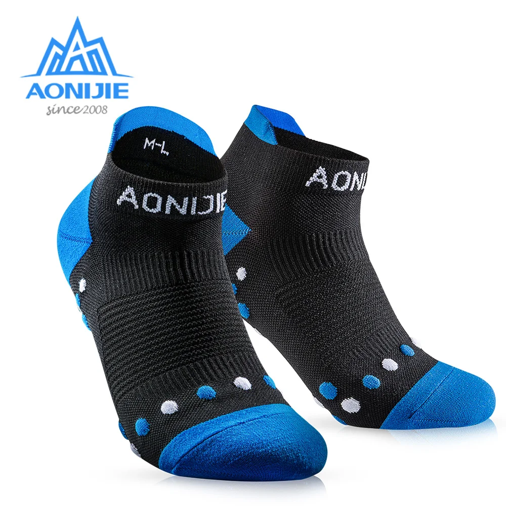 

AONIJIE E4081 Outdoor Sports Running Athletic Performance Tab Training Cushion Quarter Compression Socks Heel Shield Cycling